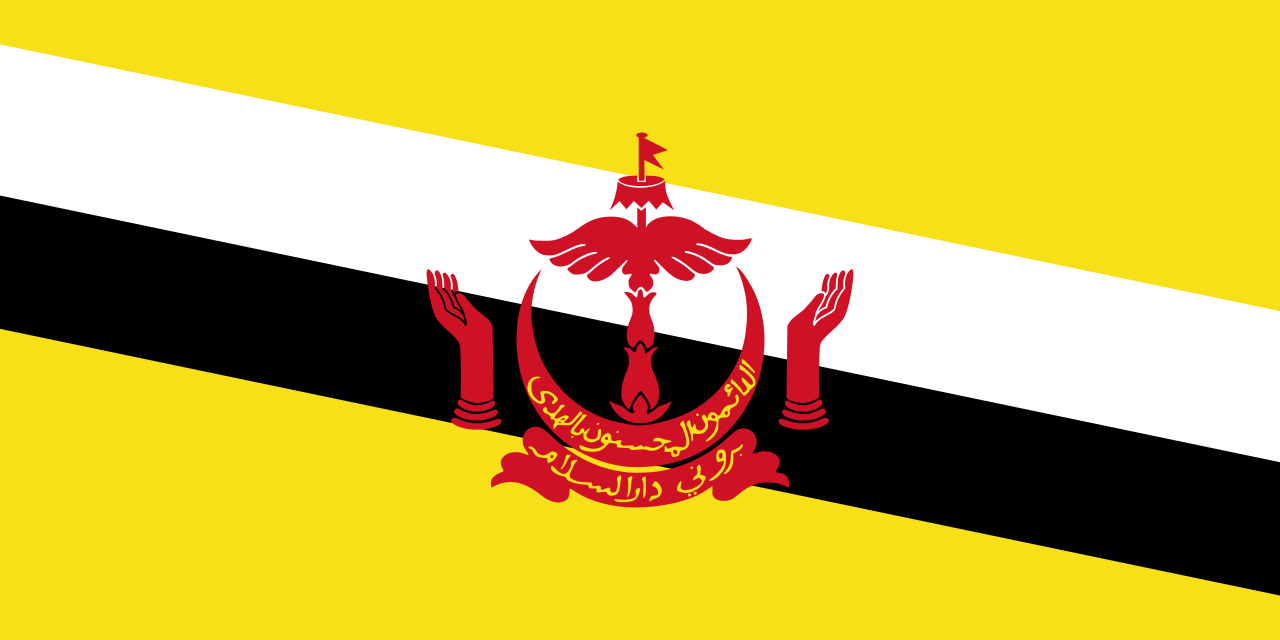 Bandera de Brunéi.